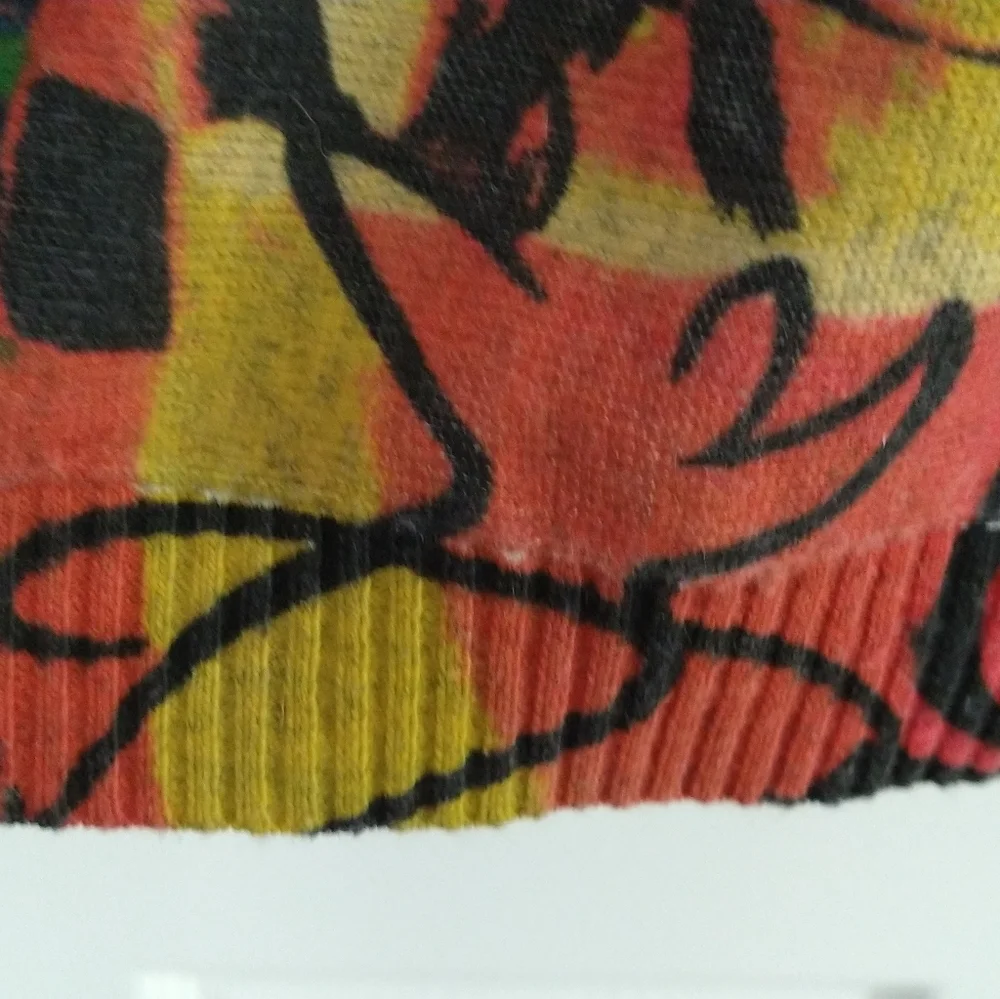 NWT Colorful Abstract Design Sweater - Picture 5 of 6